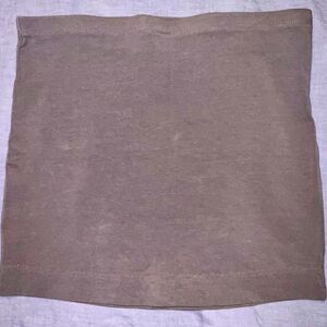 3 FOR $15 🙌🏼  H&M Beige Brown S/P Basic Thin Pull On Stretch Tube Mini Skirt